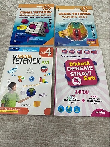 4.SINIF GENEL YETENEK, DİKKAT, DENEME