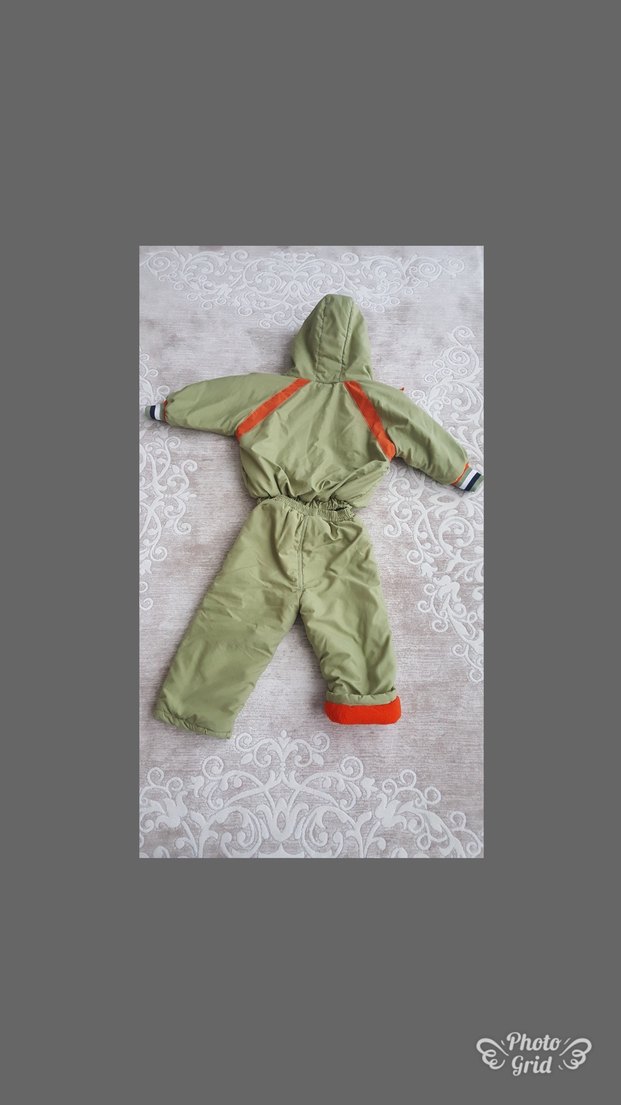 Renkli Erkek Bebek Polar Astronot Tulum - Görsel 3