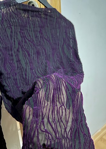 Pilili Siyah Kadın Triko Bluz - Görsel 2