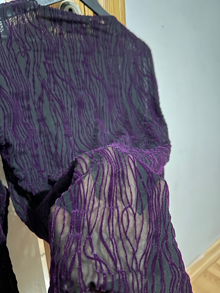 Pilili Siyah Kadın Triko Bluz - Görsel 2