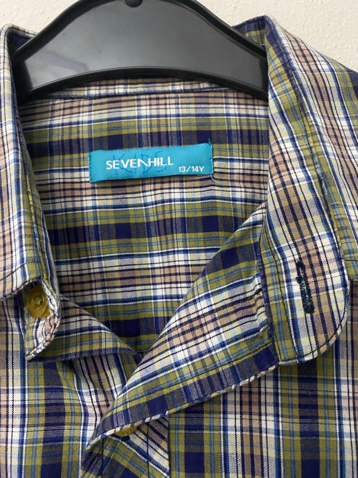 Düğmeli, uzun kollu erkek gömlek - Görsel 2