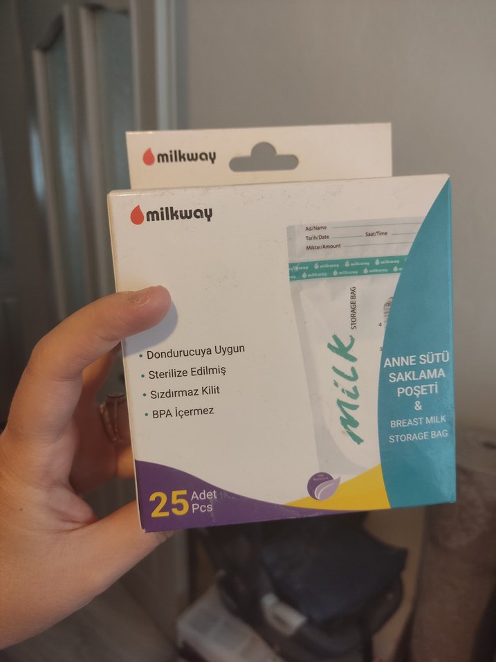 Milkway Anne Sütü Saklama Poşeti 25'li - Görsel 2