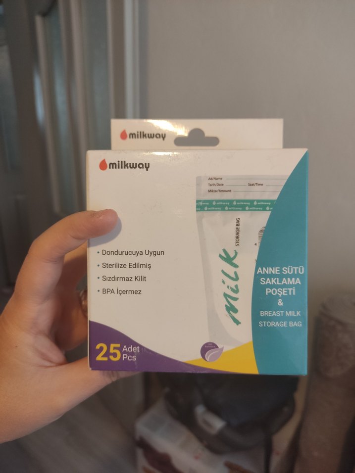 Milkway Anne Sütü Saklama Poşeti 25'li - Görsel 3