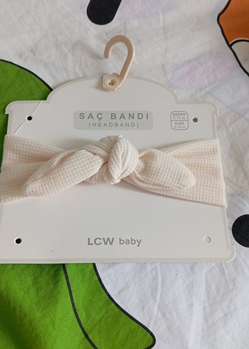 LC Waikiki Lcw Baby Ekru Orgu Bebek Sac Bandi