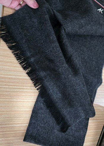 Aslan Kavrazlı Gri Akrilik Atkı - Görsel 6