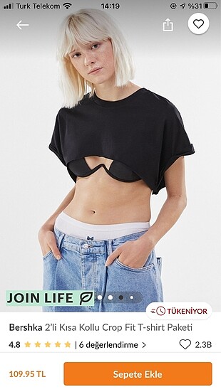 Bershka crop