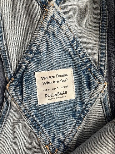 s Beden mavi Renk Pull and bear salopet