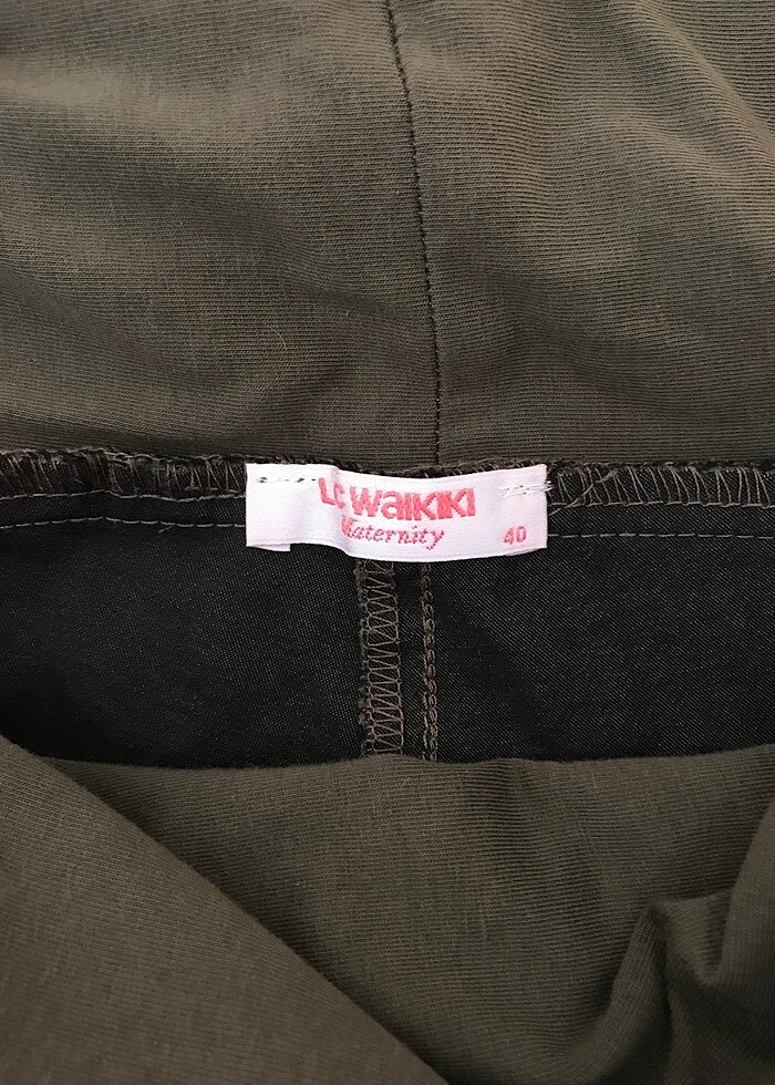 Lcw haki hamile pantolonu - Görsel 5