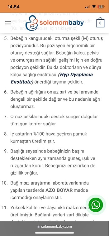 Solomombaby her yöne kanguru - Görsel 6