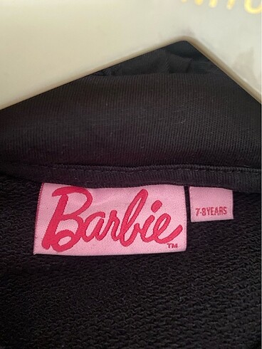 7 Yaş Beden siyah Renk Barbie sweatshirt