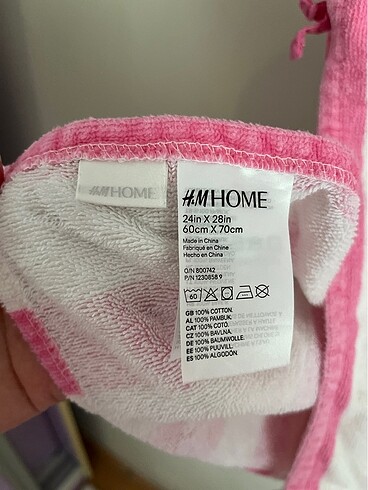 9 Yaş Beden çeşitli Renk H&M plaj havlusu