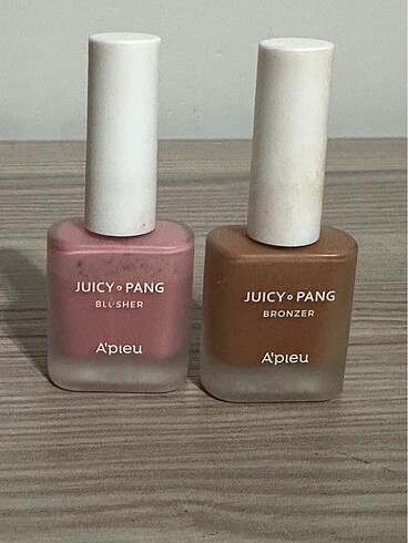 Missha Juicy Pang allık ve bronzer ve vs parfüm