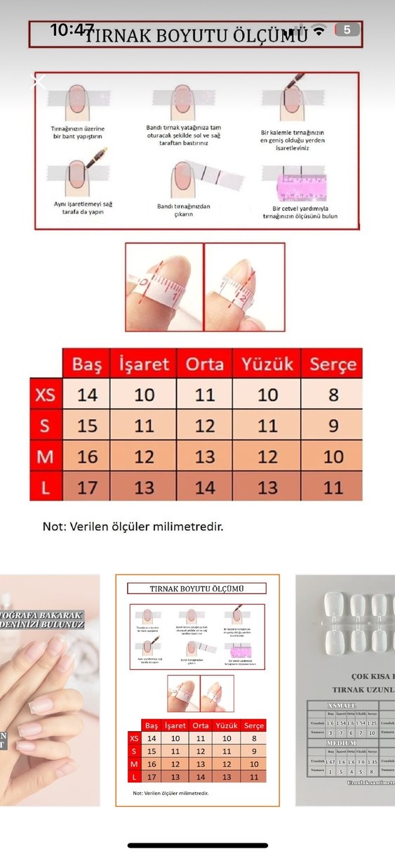 Pastel Bej Kısa Tırnak Takma - Görsel 3