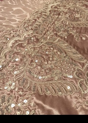 Pembe İşlemeli Dantel nevresim takımı - Görsel 9