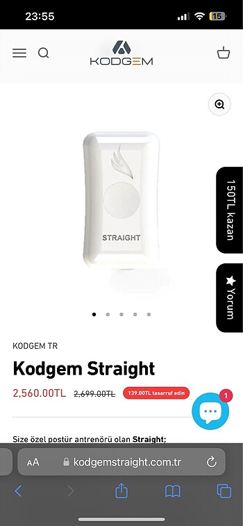Apple Kodgem straight