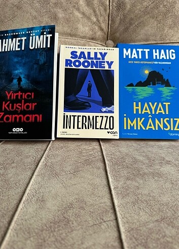 3 adet orjinal kitap..Tekli fiyatıdır..