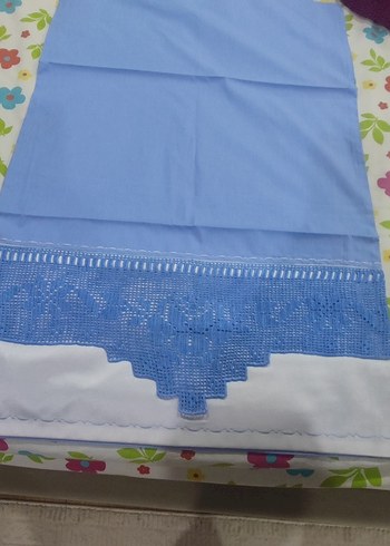 Nakışlı Pastel Mavi Nevresim Takımı - Görsel 2