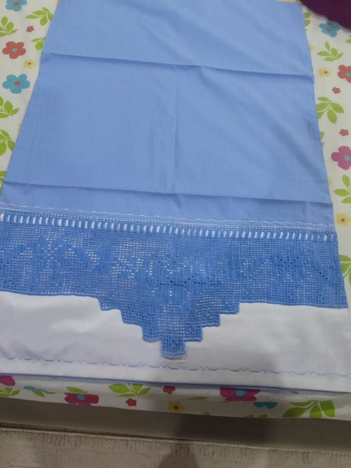 Nakışlı Pastel Mavi Nevresim Takımı - Görsel 2