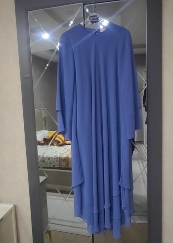 Mavi Kadın Uzun Salaş Elbise - Görsel 2