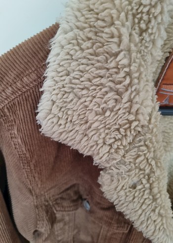 Fitilli Kadife erkek çocuk kışlık 
mont - Görsel 3