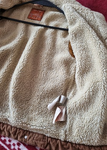 Fitilli Kadife erkek çocuk kışlık 
mont - Görsel 4