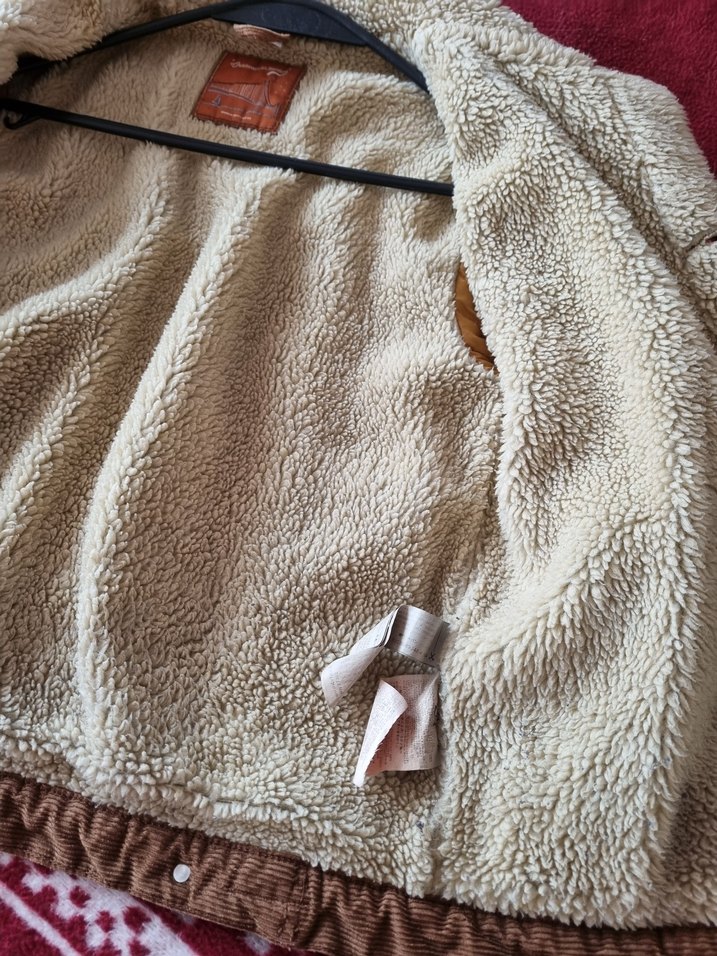 Fitilli Kadife erkek çocuk kışlık 
mont - Görsel 4