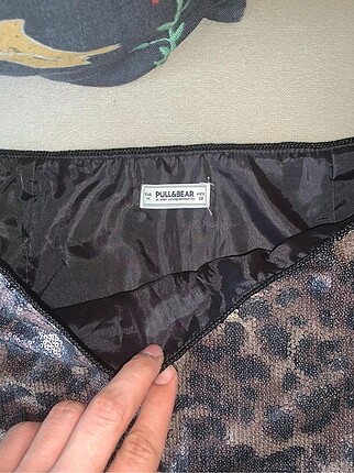 Pull and Bear Payetli etek