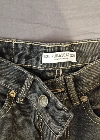 Pull and Bear Spor Dikişli Jean - Görsel 2