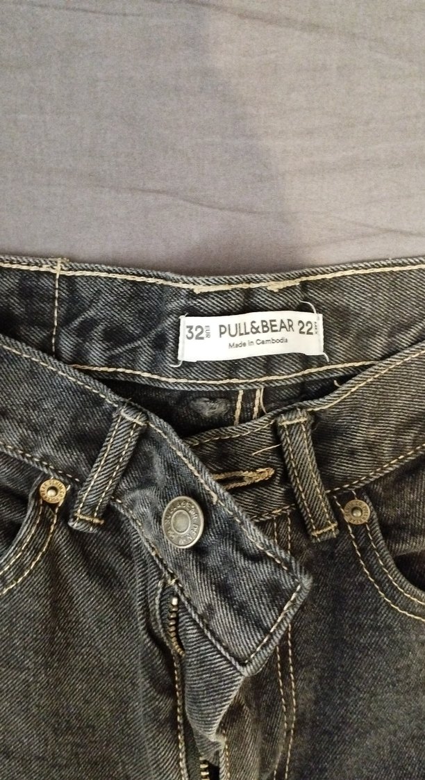 Pull and Bear Spor Dikişli Jean - Görsel 2