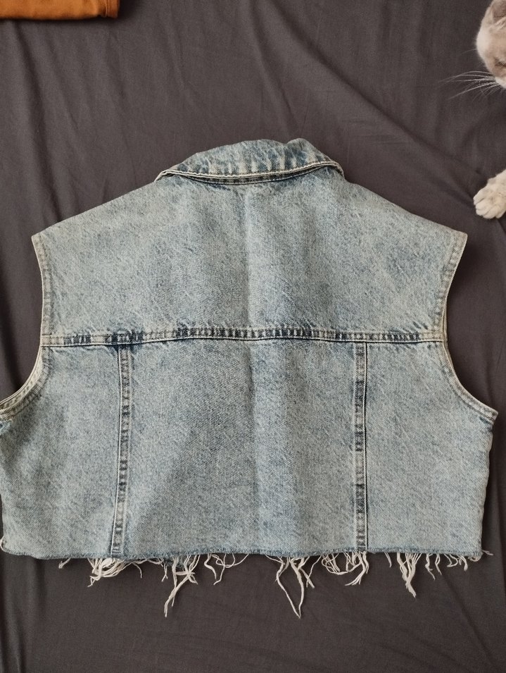 Dilvin Denim Yelek - Görsel 3