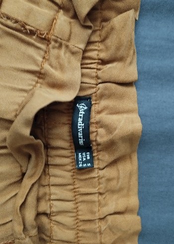 Stradivarius keten karışımlı pantolon - Görsel 2