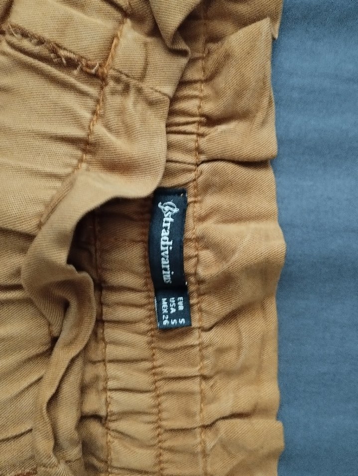 Stradivarius keten karışımlı pantolon - Görsel 2