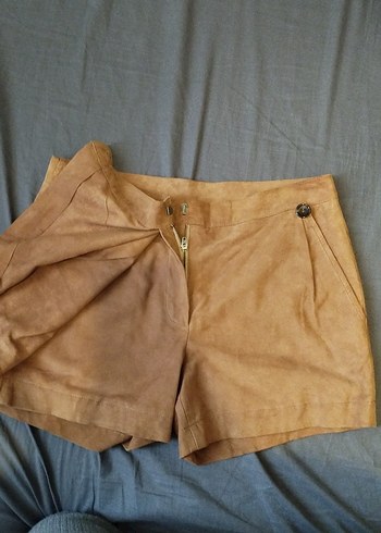 VAKKORAMA %100 DERİ ŞORT ETEK - Görsel 3