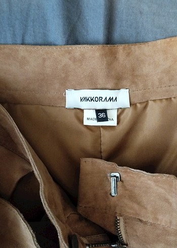 VAKKORAMA %100 DERİ ŞORT ETEK - Görsel 4