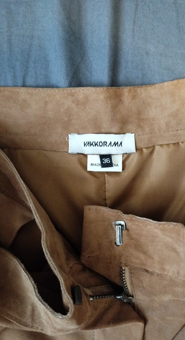 VAKKORAMA %100 DERİ ŞORT ETEK - Görsel 4