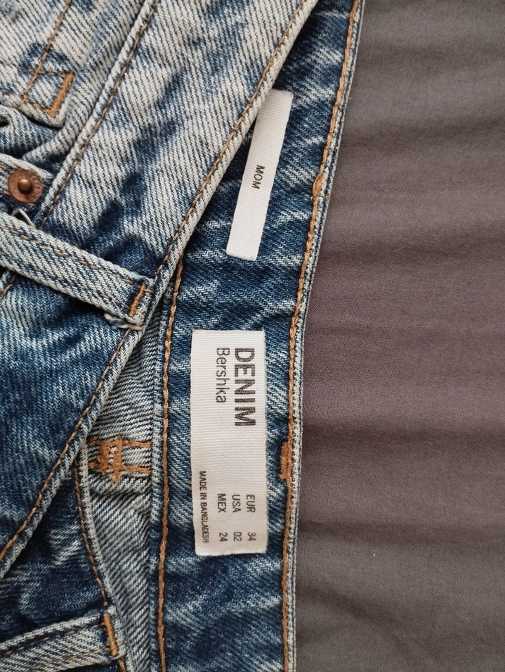 Bershka Mom Jean - Görsel 2