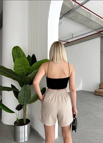 Diğer Çıtçıtlı Gabardin Şort