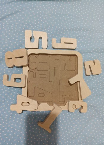 ikea Beyaz Ahşap Sayı Eğitici Oyuncak - Görsel 2