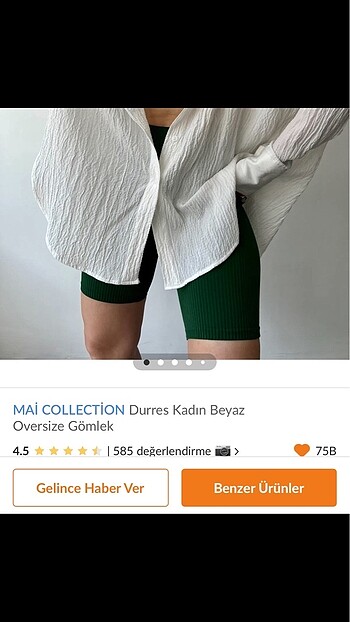 Yazlık gömlek