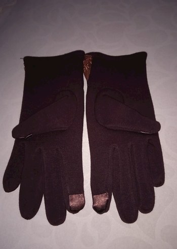 Dantel yünlü Kadın Eldiven - Görsel 2