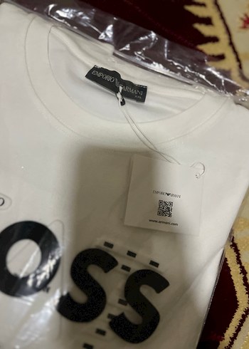 Erkek Beyaz Baskılı Pamuklu SWEATSHIRT - Görsel 3