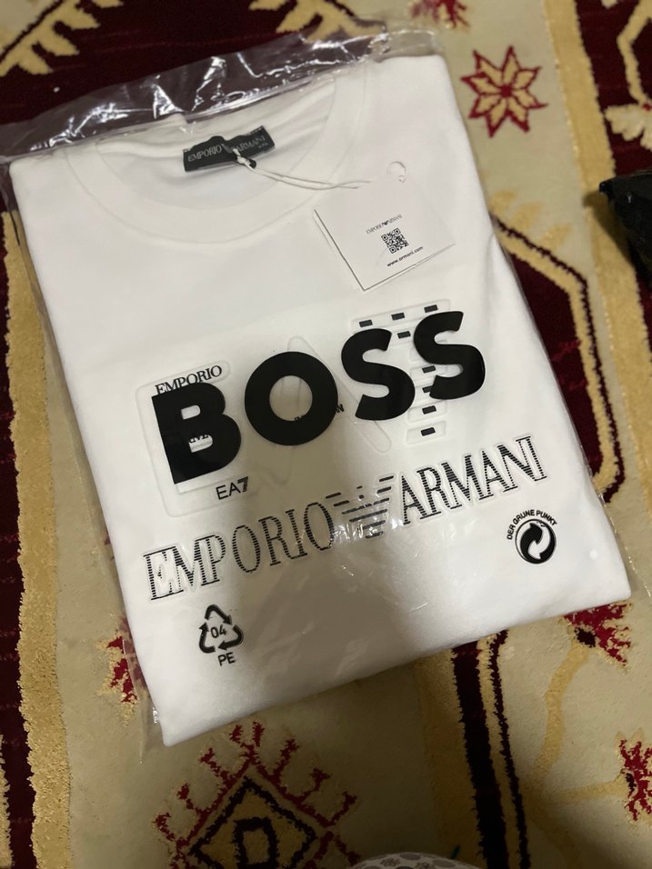 Erkek Beyaz Baskılı Pamuklu SWEATSHIRT - Görsel 2