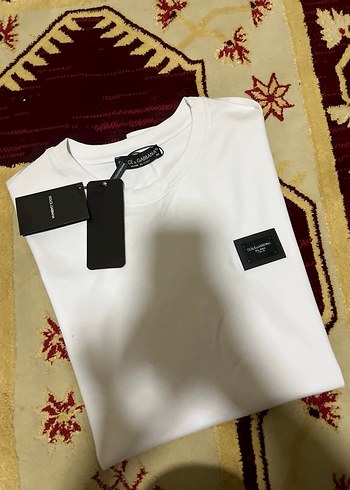 Beyaz Kısa Kollu Pamuklu Tişört oversize - Görsel 5