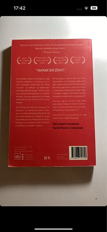  Beden FAHRENHEIT 451