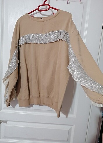 Diğer payetl sweatshirt