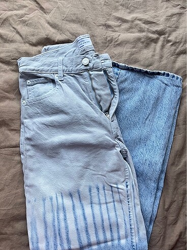 Bershka bershka, desenli baggy jean