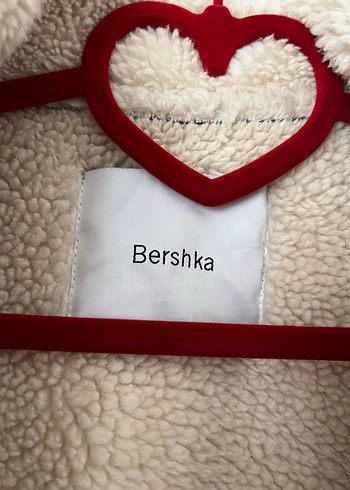 Bershka Bershka Kadın Siyah Deri Kürklü Biker Yelek