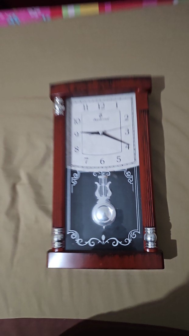 Kahverengi Salıncaklı Duvar Saati - Görsel 3