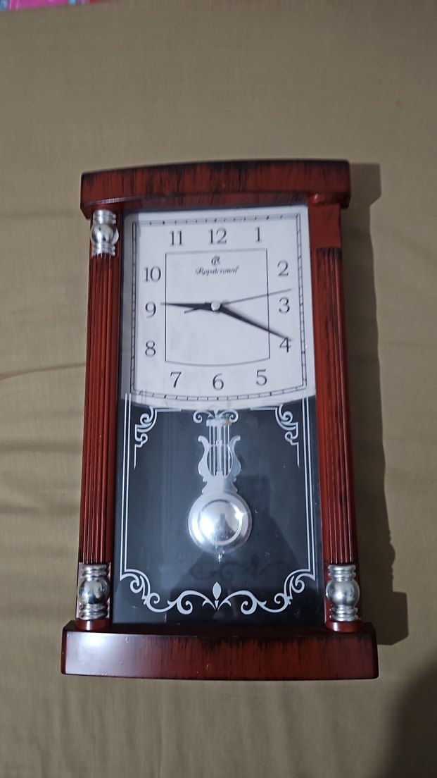 Kahverengi Salıncaklı Duvar Saati - Görsel 4