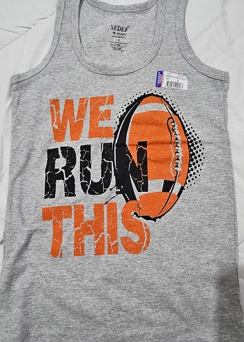 Gri Baskılı Erkek Çocuk Atlet - Görsel 2